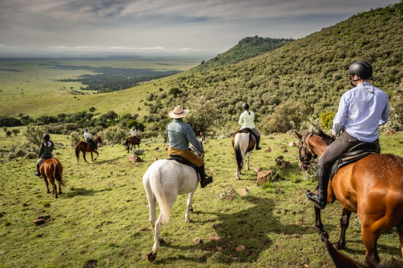 horse ride in masai mara 